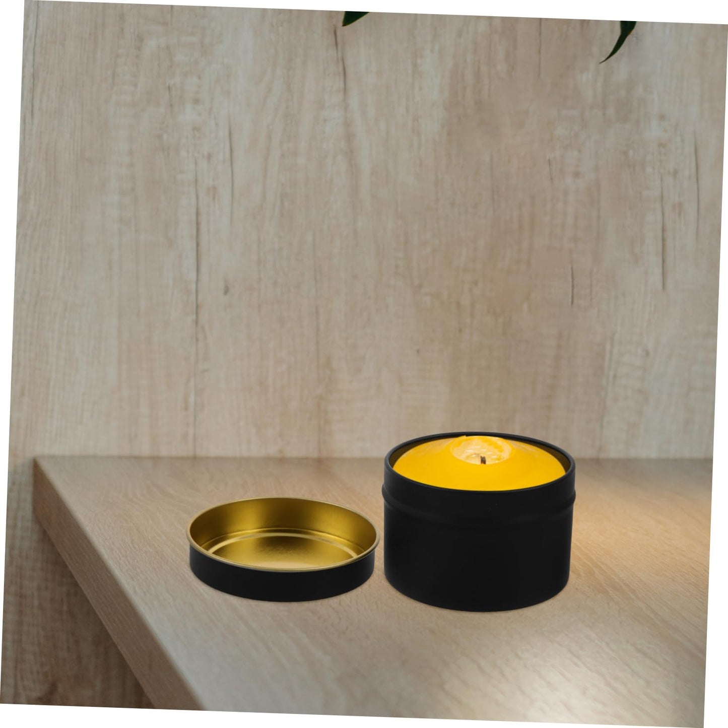 Gadpiparty Metal Can Candle Jar Small Candle Holder DIY Candle Tinplate Jar for Elegant Home Dec