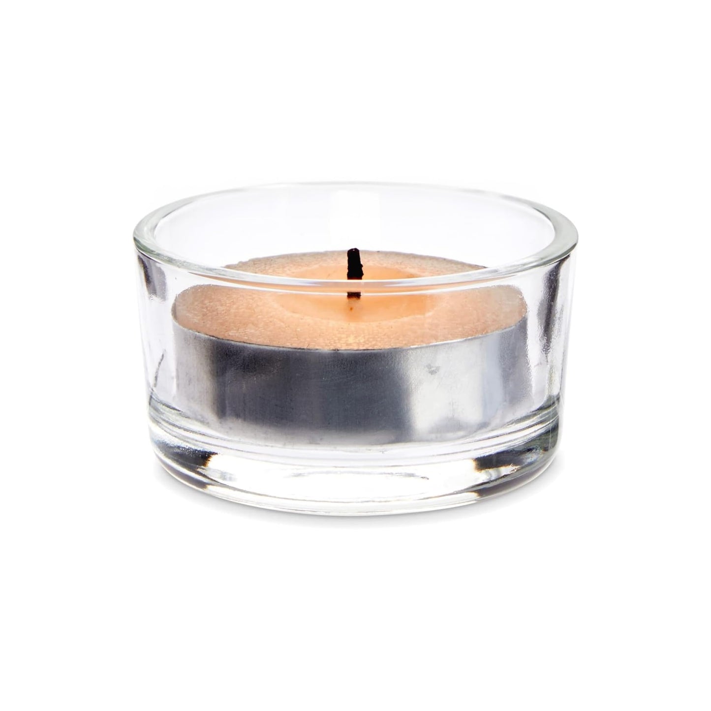WGV Tea Light Votive Candle Holder 2x1.2 H, Clear Stubby Utility Cylinder Glass, Small Home Accent Decor, 1 Pc