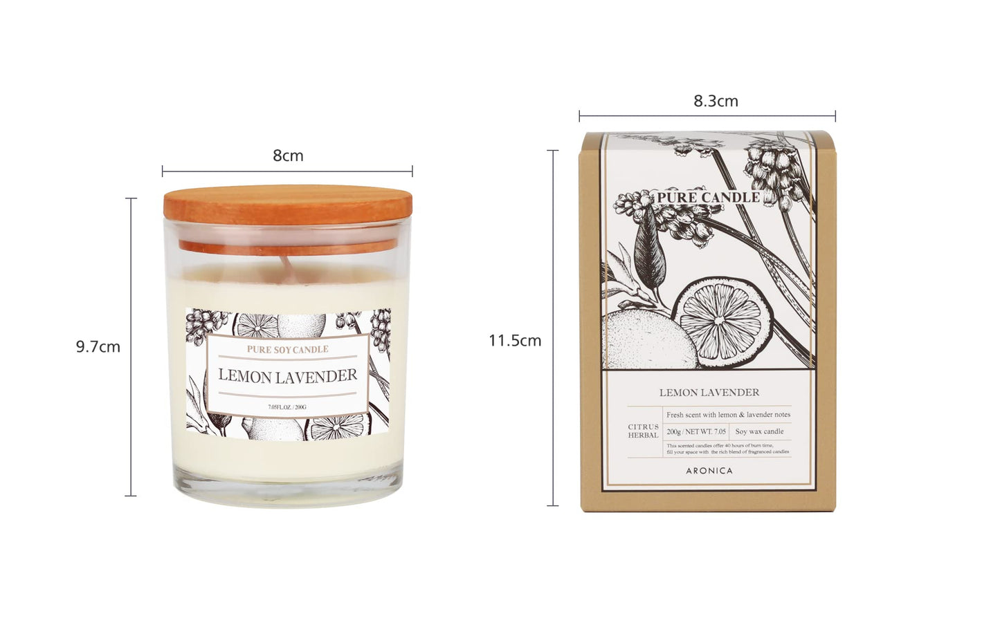 Aronica Raspberry Candle, Baby Shower Game Winner Gifts, Fruit Scented Soy Candles for Home, Fall Candles Bestfriend Gift, House Wax, Energizing Candle for Woman