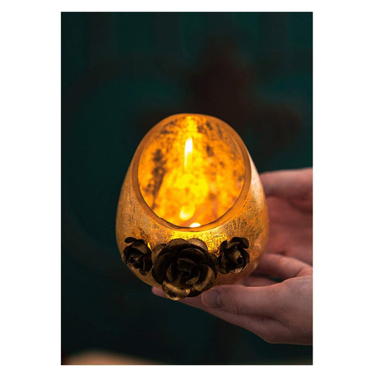 Candle Holderss Retro Candle Holder, Creative Glass Candle Holders Candlestick Holder Wrought Iron Décor Candle Holder Decorative Candle Stand for Dining Table Decorative Candlestick ( Color : A )