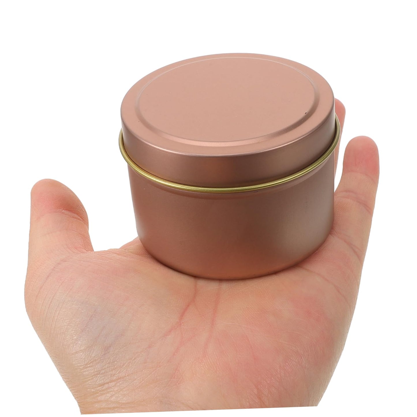 GOOHOCHY 12pcs Metal Tea Light Candle Holders Diy Aromatherapy Candle Cans Empty Jar Tins