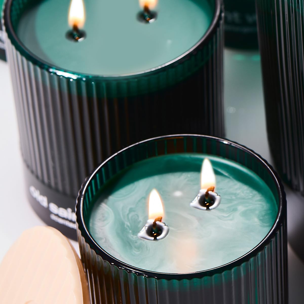 Old Saint Wick Scented Holiday Candle by Snif, Woody, Aromatic, Fir Scent, 50+ Hours, 100% Cotton Fiber Wicks, Soy Wax Blend, Non-Toxic, Vegan, 8.5oz