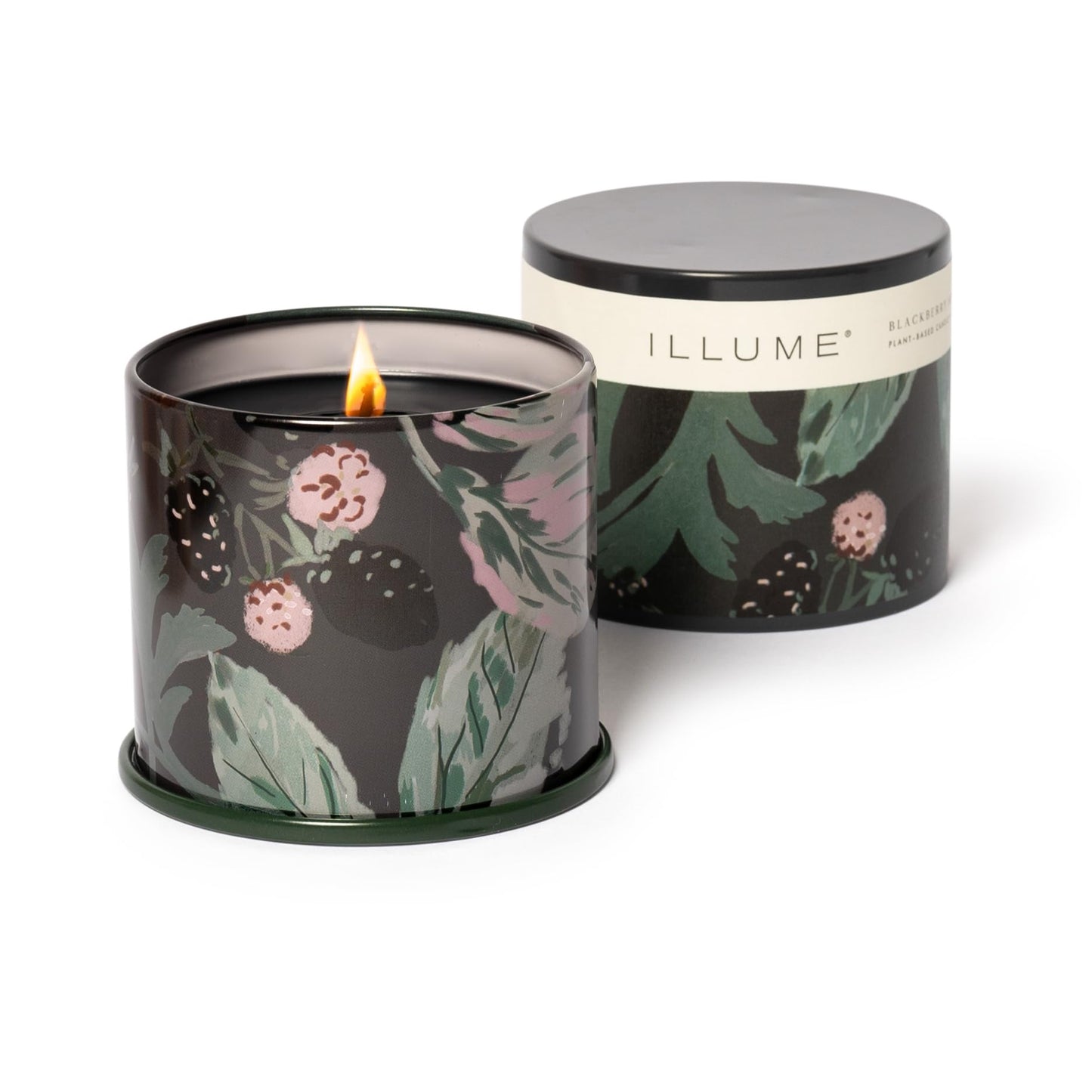 Illume Beautifully Done Essentials BlackBerry Absinthe Vanity Tin Scented Candle