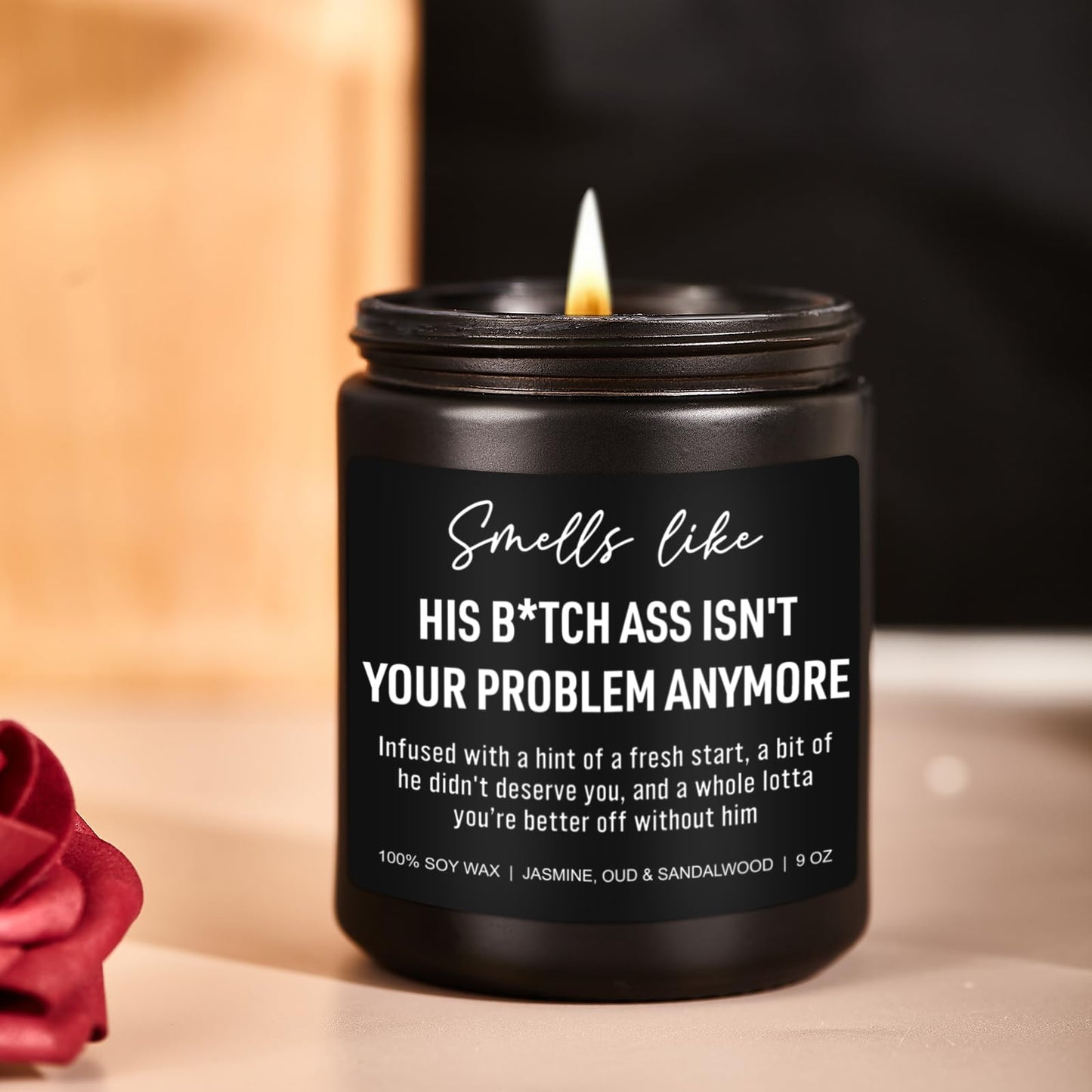 Younift Funny Scented Candles, Divorce Gifts for Women, Divorce Party Decorations - Cheer up, Breakup Gifts for Women, Newly Divorced Woman, Her - Break up, Ex Boyfriend Presents - 9 oz
