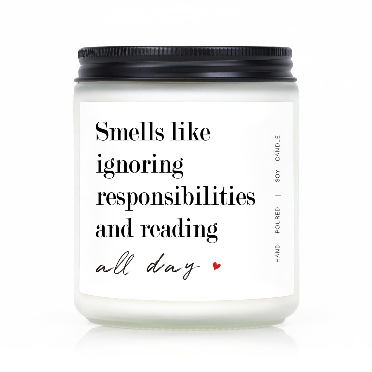 Book Lover Gifts for Women Men Readers - Bookish Gifts for Reading All Day - Book Accessories for Reading Lovers - Scented Candles for Bookish(7OZ)