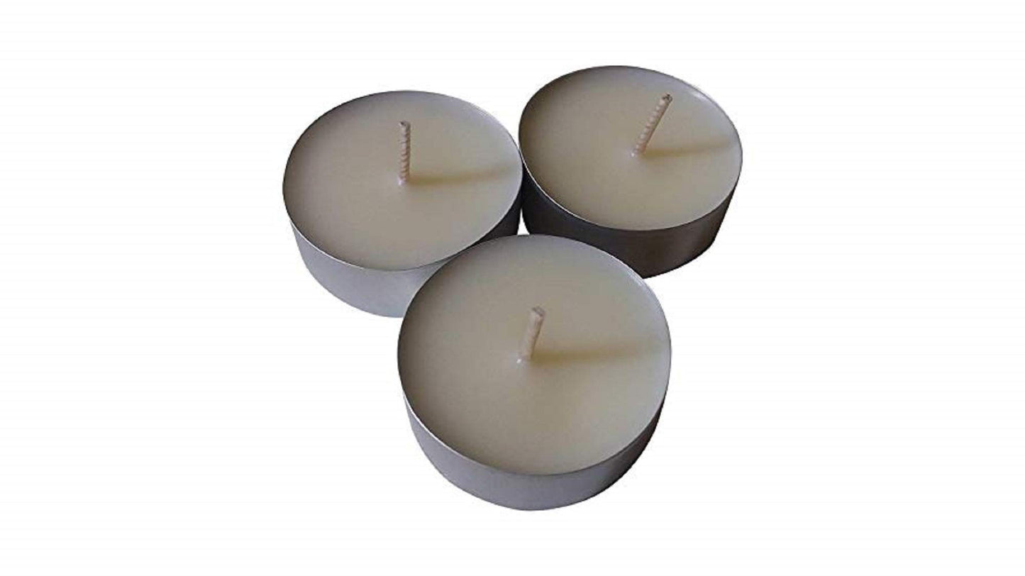 Unscented Organic Vegan Soy Wax Tea Light Tin 20