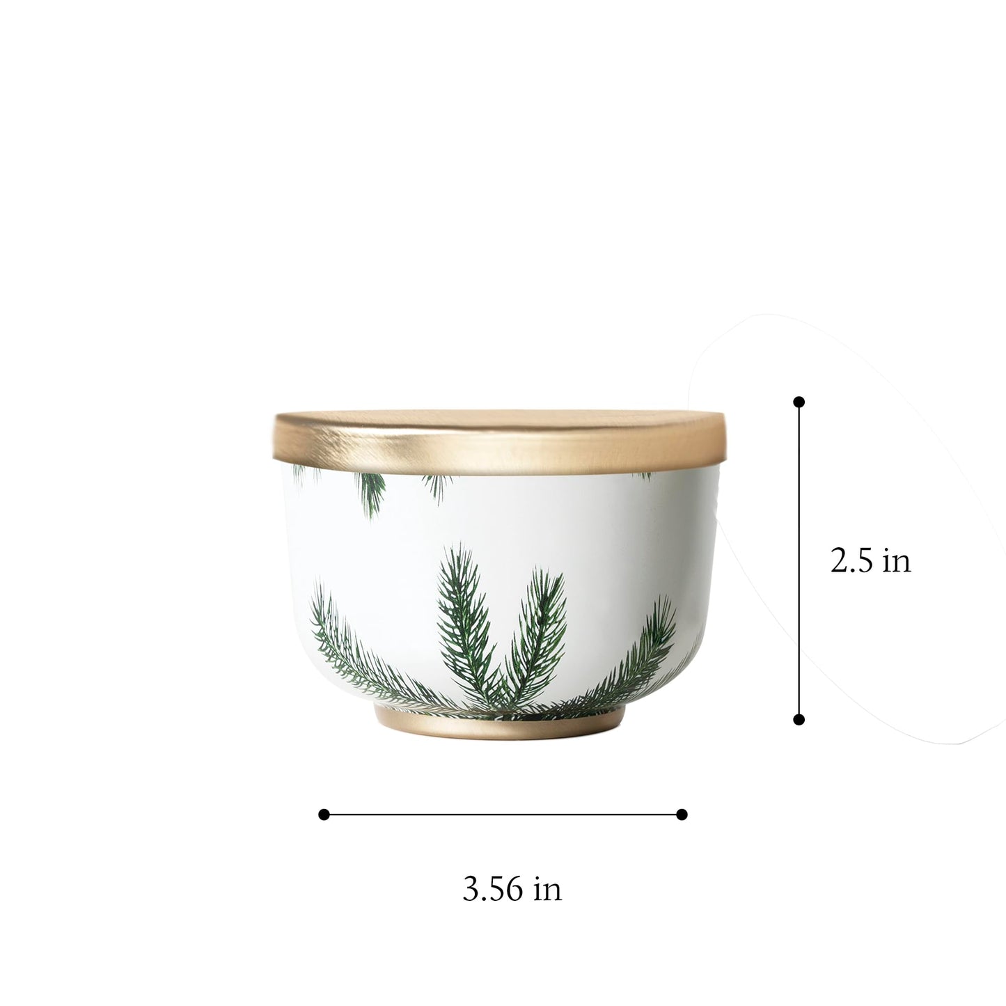 Thymes Scented Candles for Women & Men – Tin with Lid – Luxury Home Decor – Holiday Candles with Notes of Crisp Siberian Fir Needles, Cedarwood, & Sandalwood (Frasier Fir, 6.5 oz)