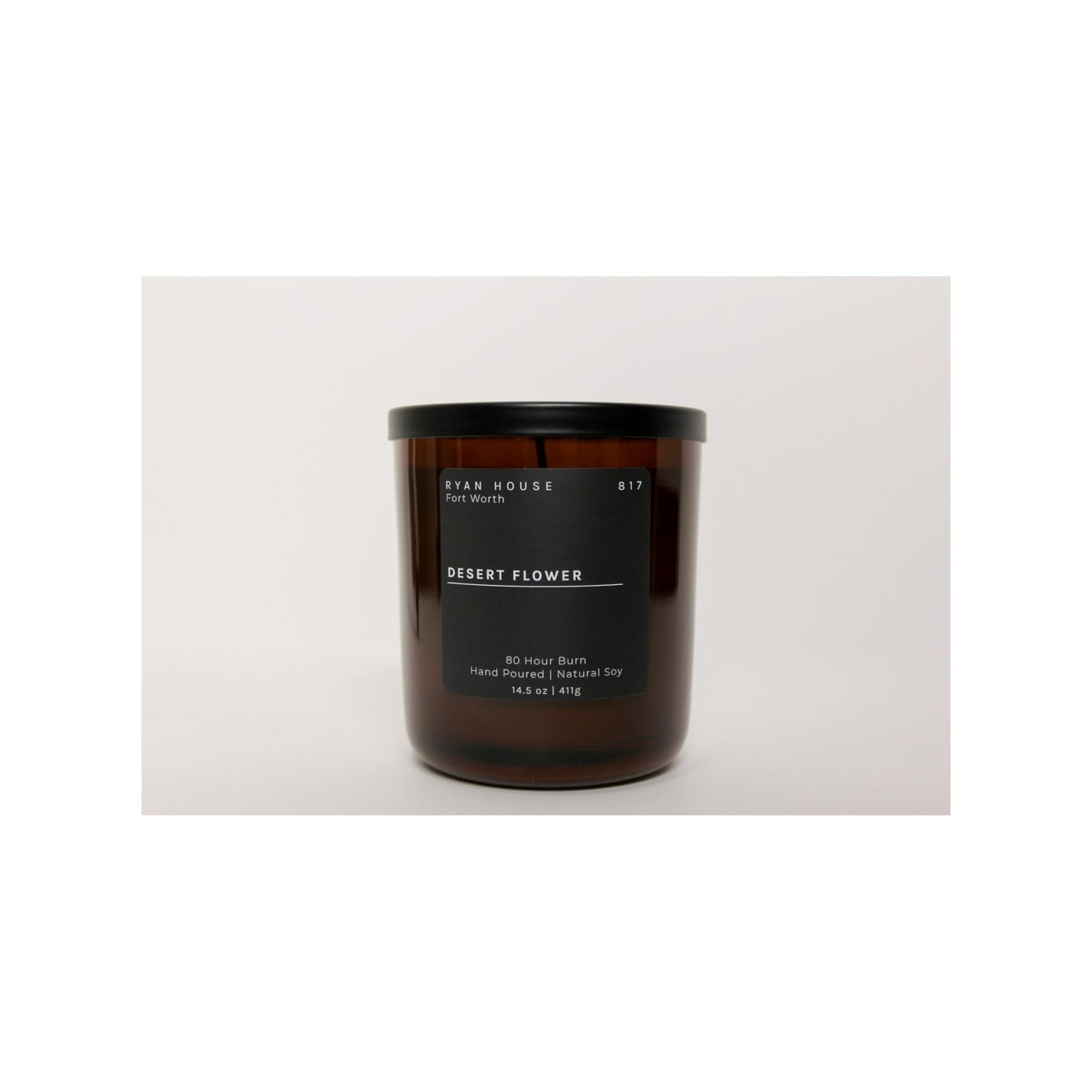 Ryan House Candles Thoughtfully Designed Ethically Elevated Luxurious 14.5 Ounce Hand Poured Natural Soy Scented Votive Jar Candle for Home or Office, Desert Flower