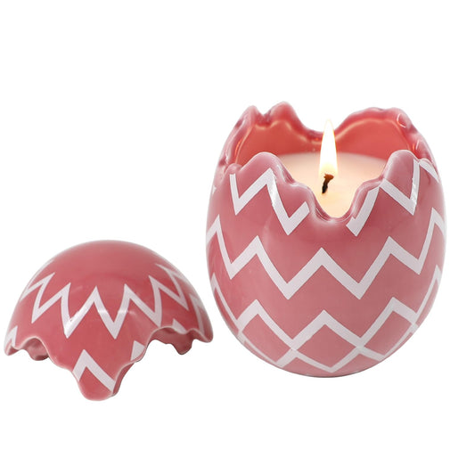 Easter Decorations for The Home - Easter Eggs Scented Candle, Easter Gifts for Women, Jasmine Lily Candles(8.5oz)