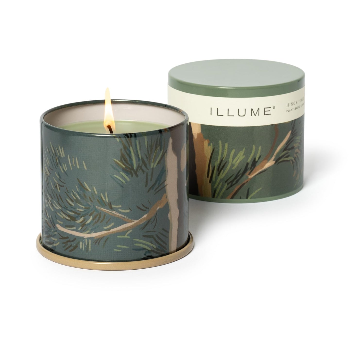 Illume Beautifully Done Essentials Hinoki Sage Vanity Tin Scented Candle