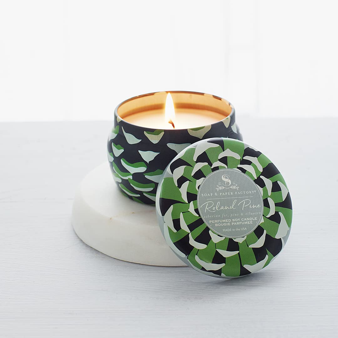 Roland Pine 3 oz Small Tin Soy Candle