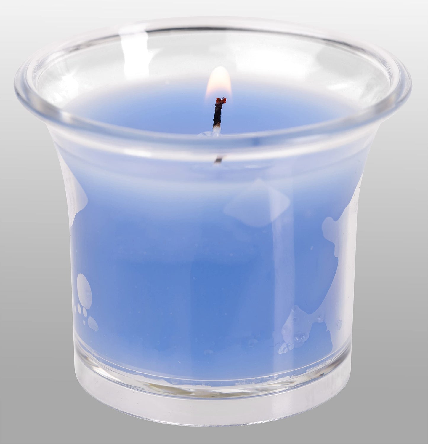 HYOOLA Clear Cup Scented Votive Candles - Wellness - 12 Hour Burn Time - 4 Pack - European Made