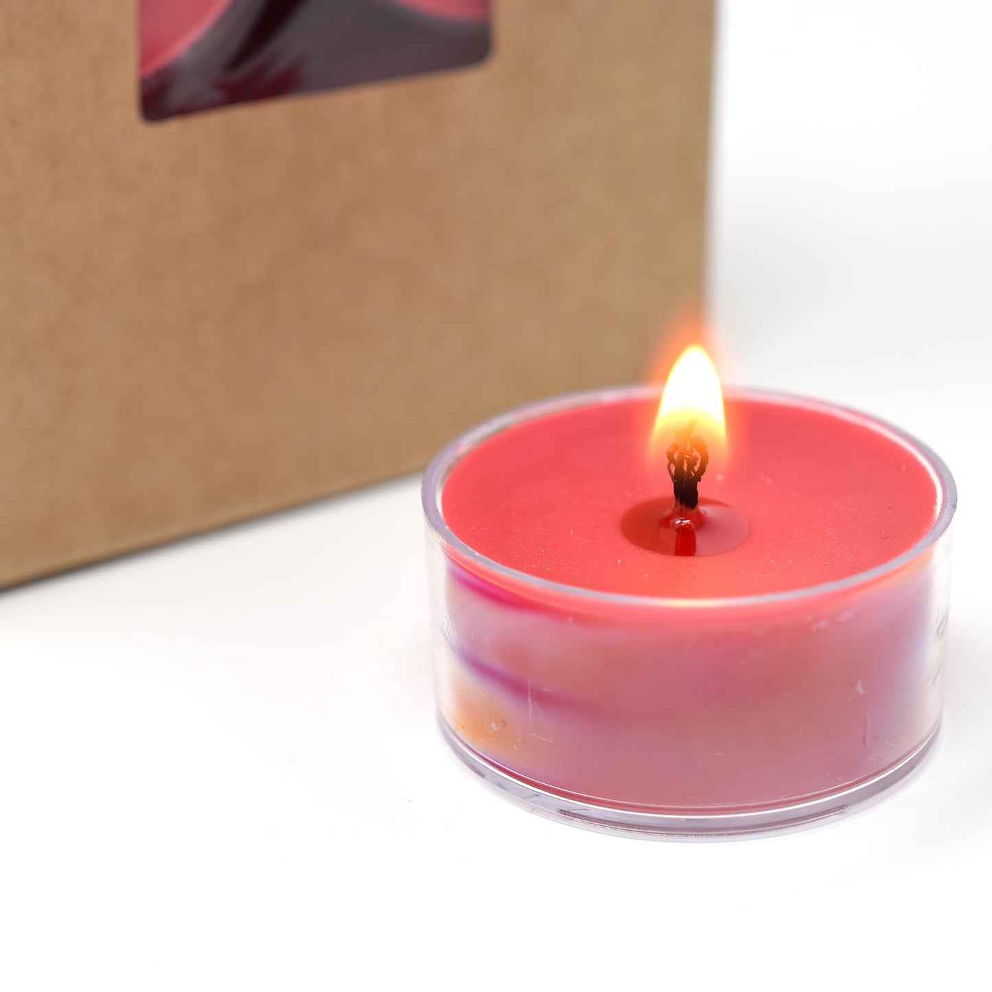 Candeo Candle Holiday Elegance Tealights 12 Pack Soy Beeswax Blend – Victorian Christmas, Red Currant, Orange Pomander & Winterberry Wreath – Luxury Holiday Candles Handmade USA (Red Currant)