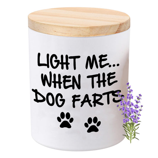 BFJLIFE Funny Gifts for Women Unique Dog Mom Dog Lovers Mothers Day Christmas Birthday Gifts for Girlfriend Sister Bestie Best Friend Her Wife Stocking Stuffers for Women Lavender Scented Soy Candles