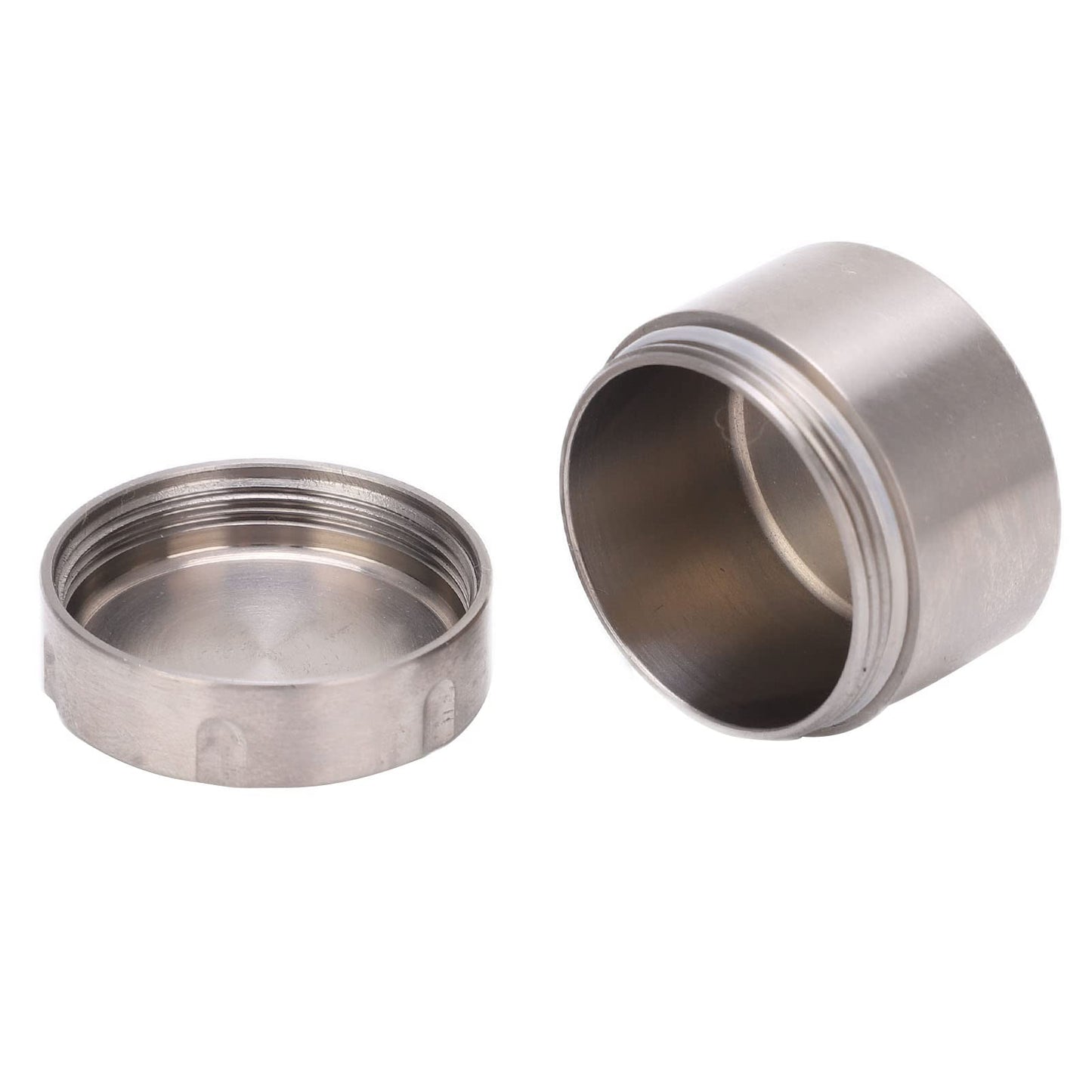 Alomejor Metal Round Candlestick for Tea and Storage, and Portable for Travel