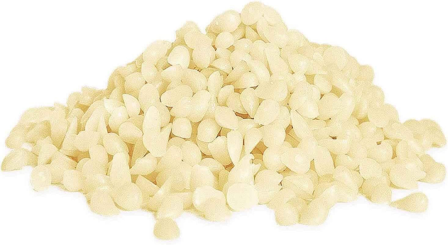 Grcdoyvl Natural White Beeswax Granules (5-Pound) | Unrefined Pure Material for DIY Projects | Candle Making, Skin Care, Lip Balm, Soap Base | Organic Beeswax Pellets