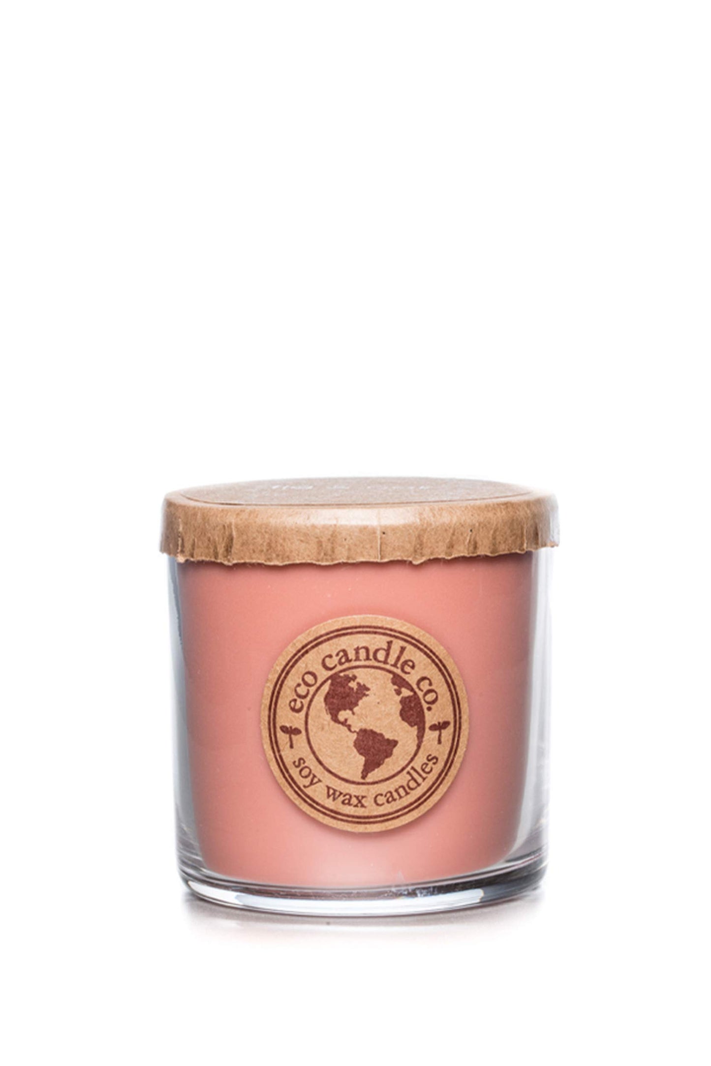 Eco Candle Co. Recycled Candle, Fig & Oak, 6 oz. - Scents of Figs, Cranberries, Leather, & Musk - 100% Soy Wax, No Lead, Kraft Paper Label & Lid, Hand Poured, Made from Midwest Grown Soybeans