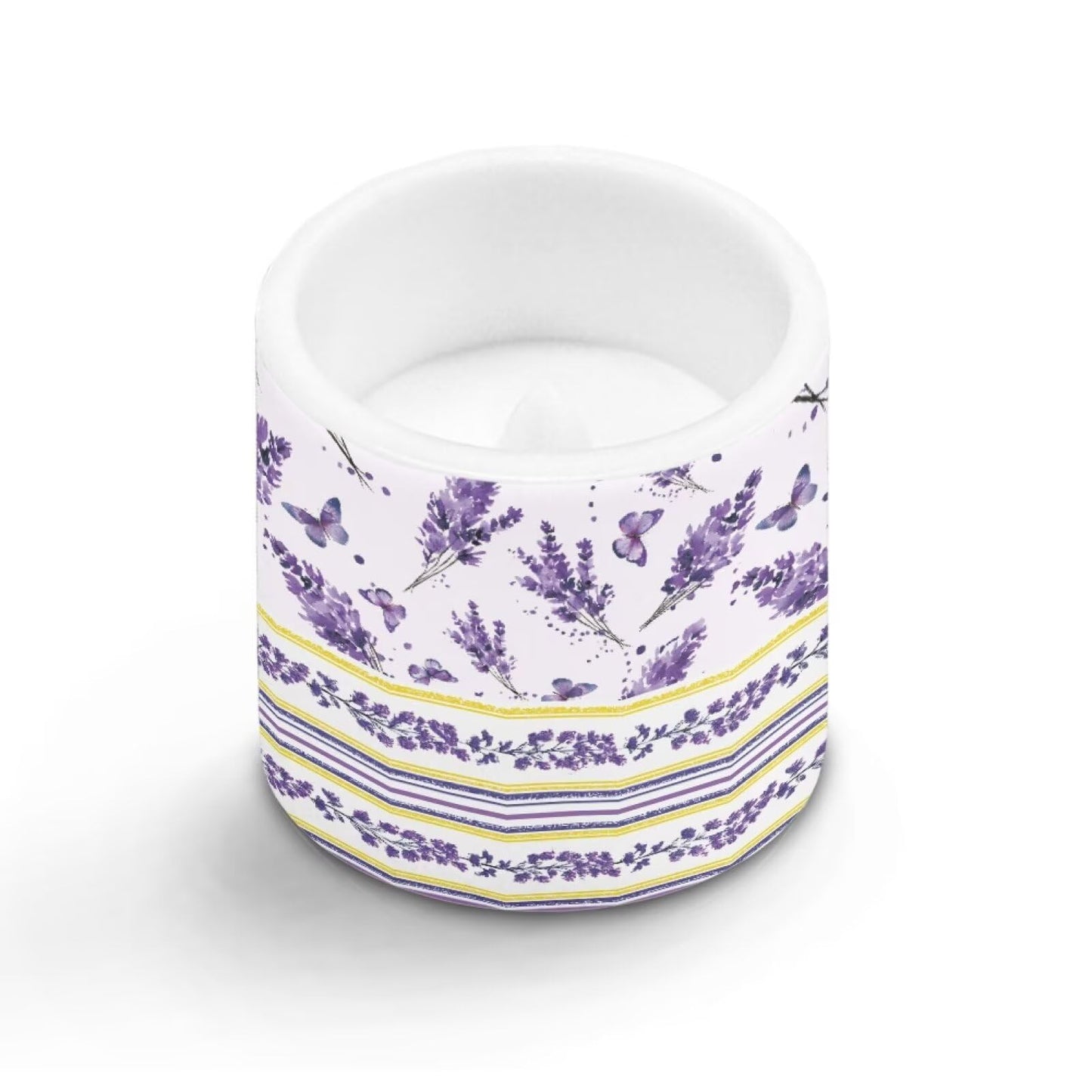 Cozeyat Lavender LED Candles Set of 4 Battery Powered Flameless with Remote Timer Dancing Flame Waterproof for Home Garden Patio Table