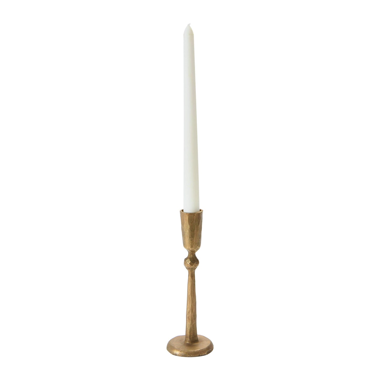 Creative Co-Op Hand-Forged Metal Taper Candle Holders (Set of 2)