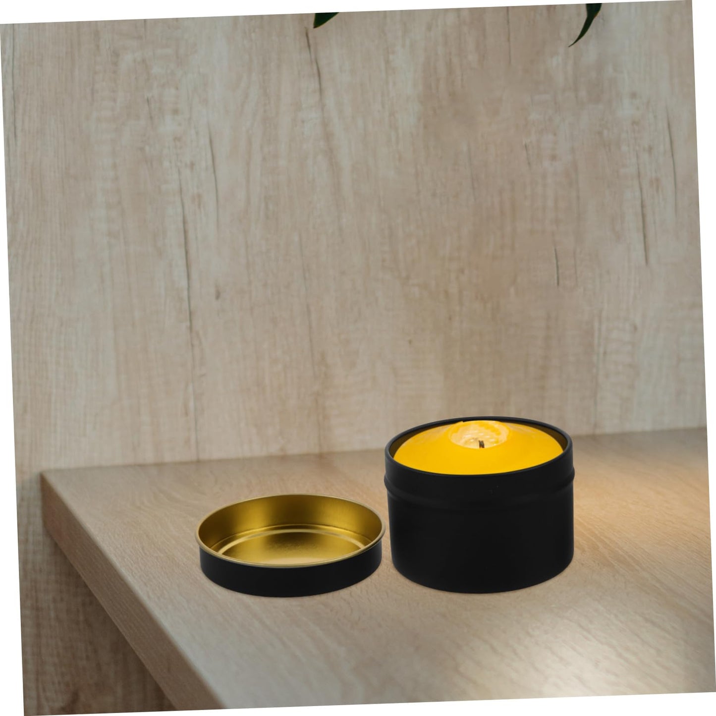 ARTIBETTER 12pcs Vintage Candle Jars Empty Metal Candle Tins with Lids Storage Containers for Home