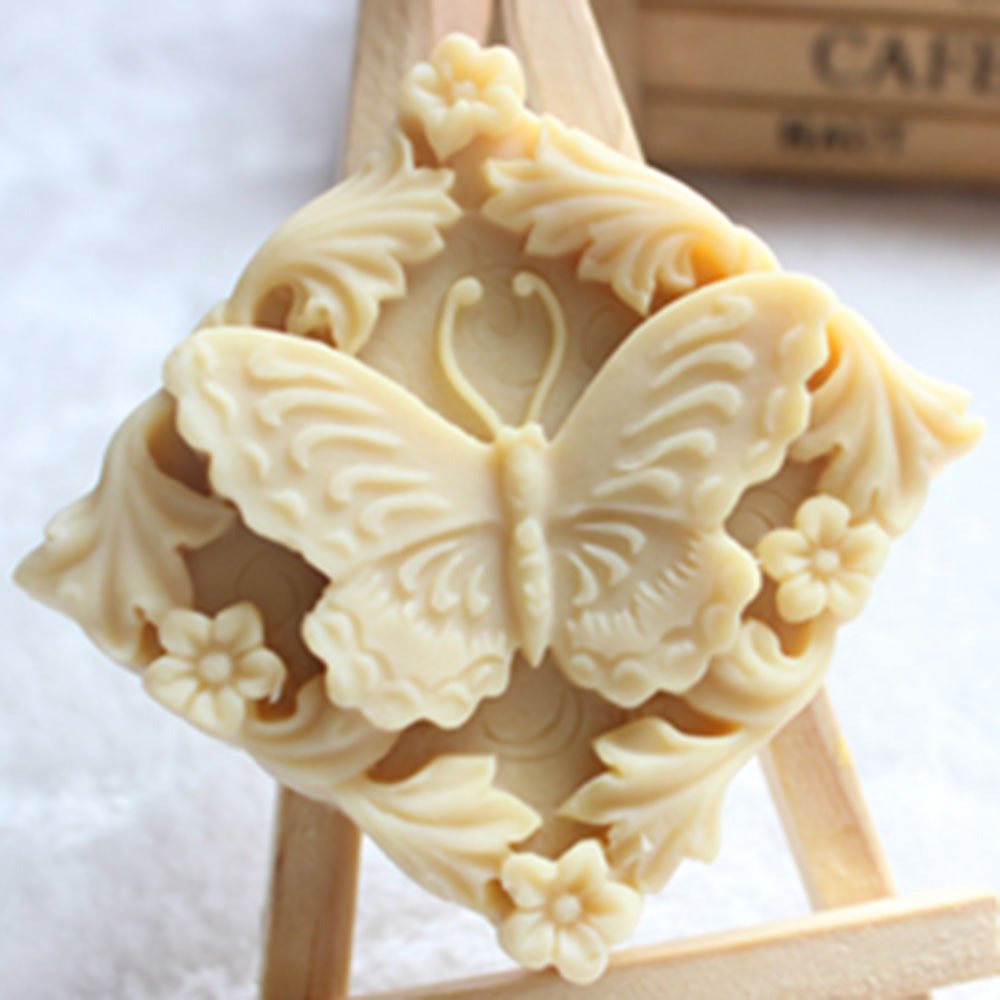 Butterfly Flower Silicone Soap Molds Soap Molds for Soap Making Silicon Molds for Soaps DIY Craft Handmade Soap Candle Plaster Resin Mould (11118)