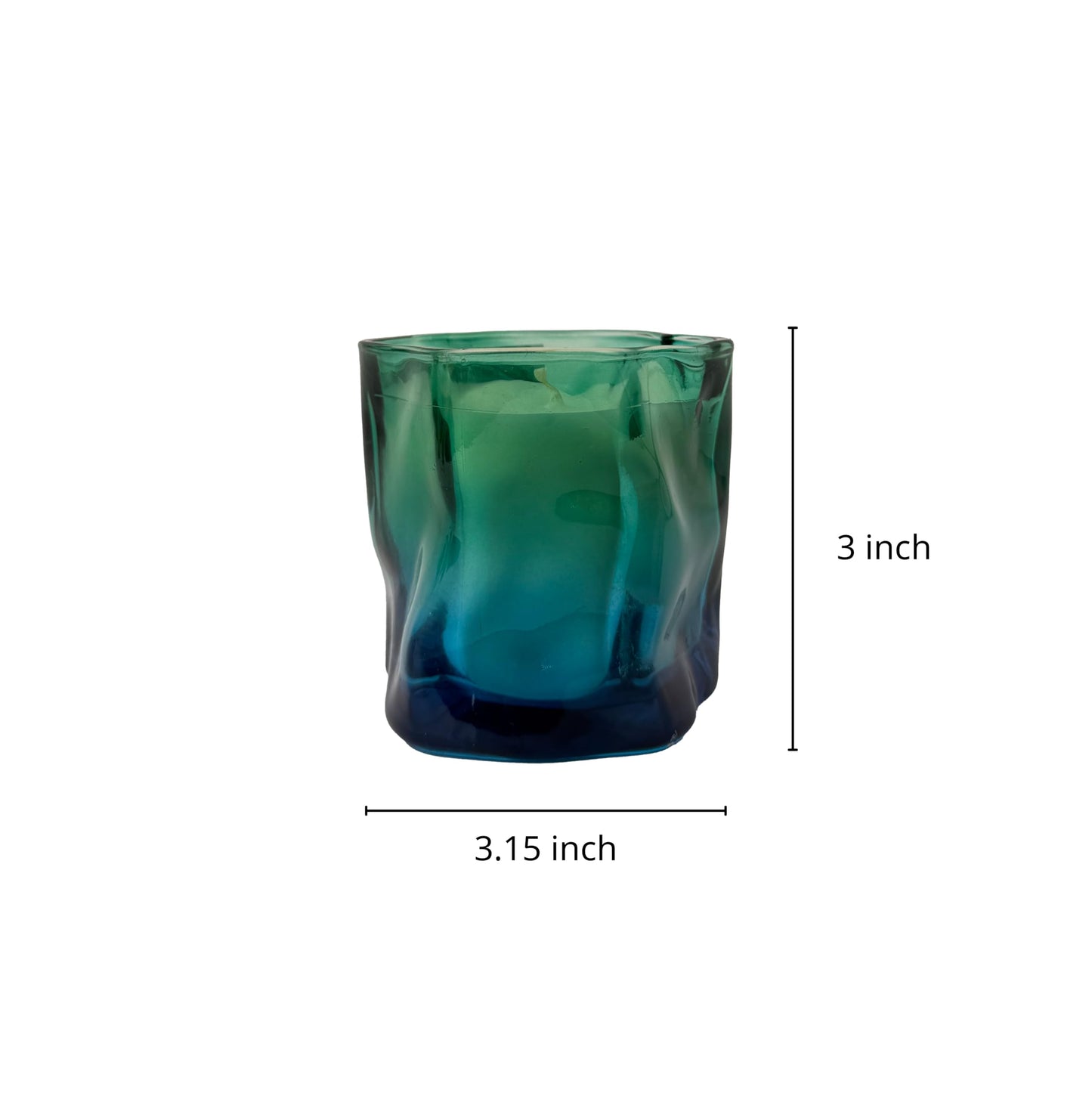 Signature Scent Ombre Jar Candle 4.5oz – CW Studio Hand-Poured Palm & Paraffin Wax, Up to 23 Hour Burn, Dust Cover Lid, Clean Burn Home Decor & Gift