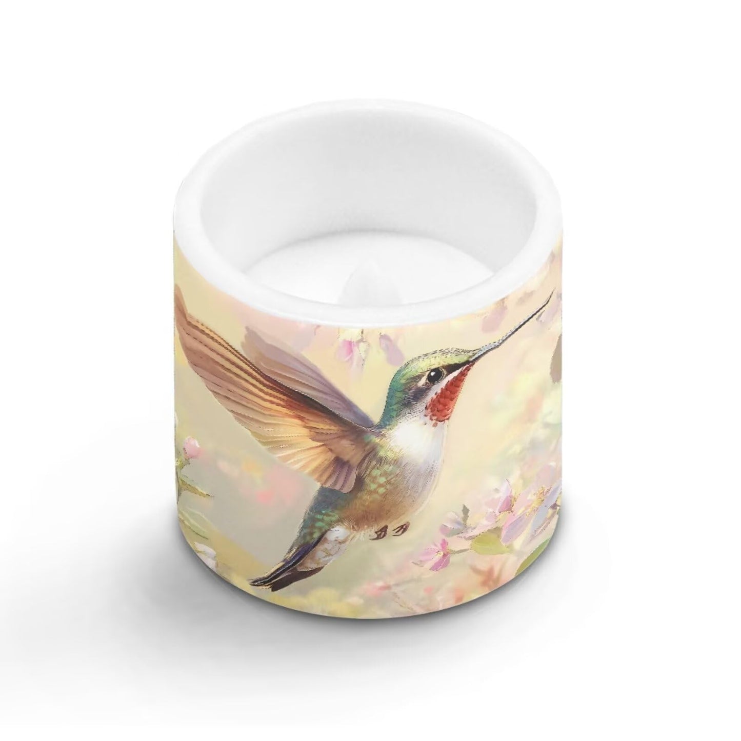 Cozeyat Hummingbird Flameless Candles 4 Pack Battery Operated with Remote Control Timer LED Pillar Candles Waterproof for Indoor Outdoor