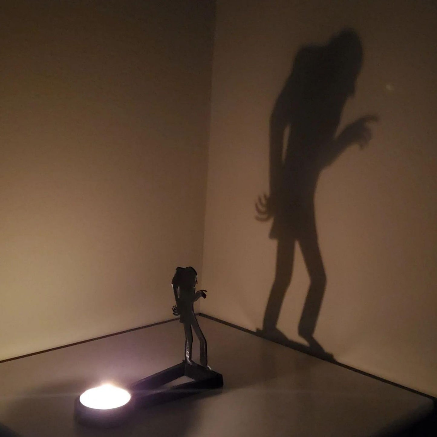 2024 New Tealight Shadow Caster, Halloween Tea Light Holder, Witch Halloween Tealight Shadow Caster, Demon Halloween Tealight Shadow Caster for Home Party Scary Candle Stands Table Decor