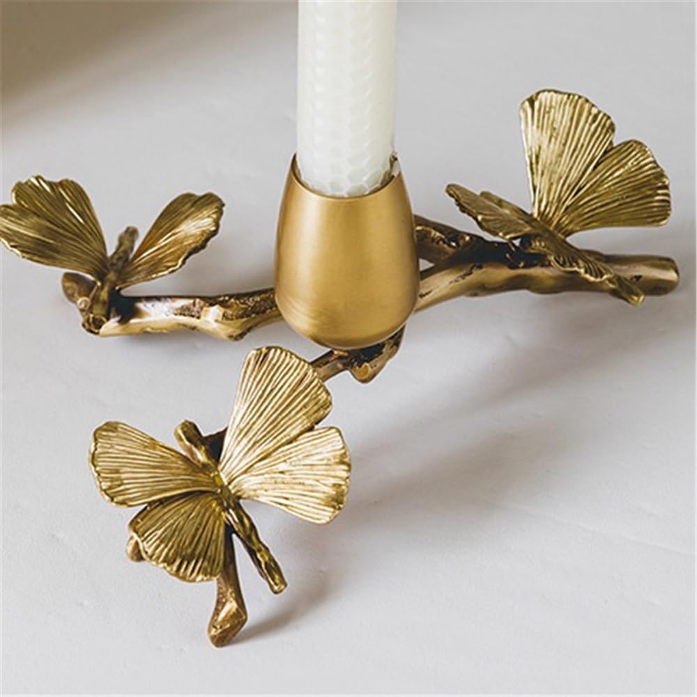 Candlestick Holders Light Luxury Romantic Brass Candle Holder Retro Decorative Candlestick Ornaments Candle Holders