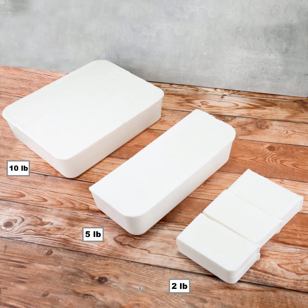 Primal Elements Coconut Oil Soap Base - Moisturizing Melt and Pour Glycerin Soap Base for Crafting and Soap Making, Easy to Cut - 10 Pound