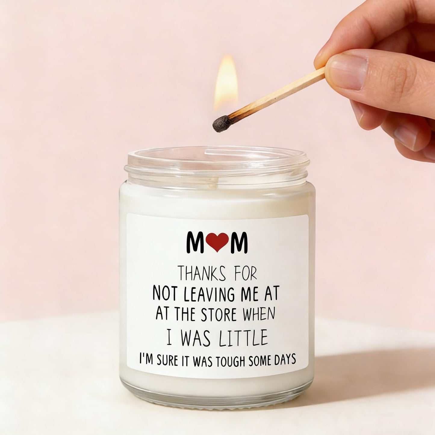 Haukea Gifts for Mom from Daughter Son Mom Birthday Gifts Mothers Birthday Gift for Stepmother Adoptive Mother Mother’s Day - Lavender Scented Candle 9 oz (Moms 2)