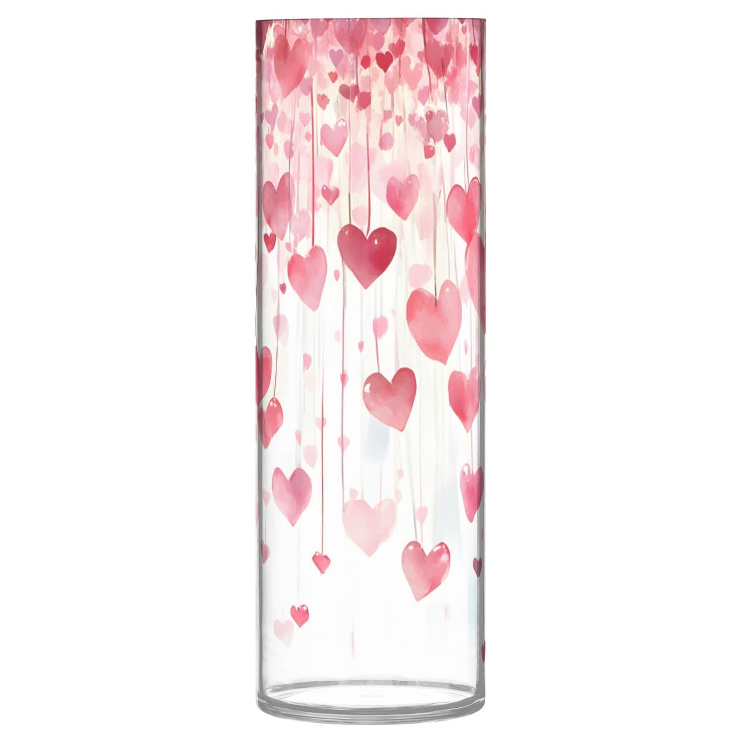 Valentines Decor Vase Romantic Love Flower Vase Home Decor for Dining Table Office Bedroom Living Room