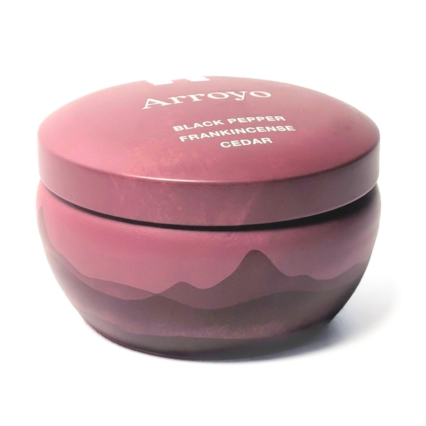 Bluecorn Aromática Nontoxic Scented Candle Tin, Amber, Frankincense & Cedar, Vegan Coconut Wax, Clean Burning & Long Lasting Candle, Cozy Home Decor, Gifts, Made in USA, 8 Oz