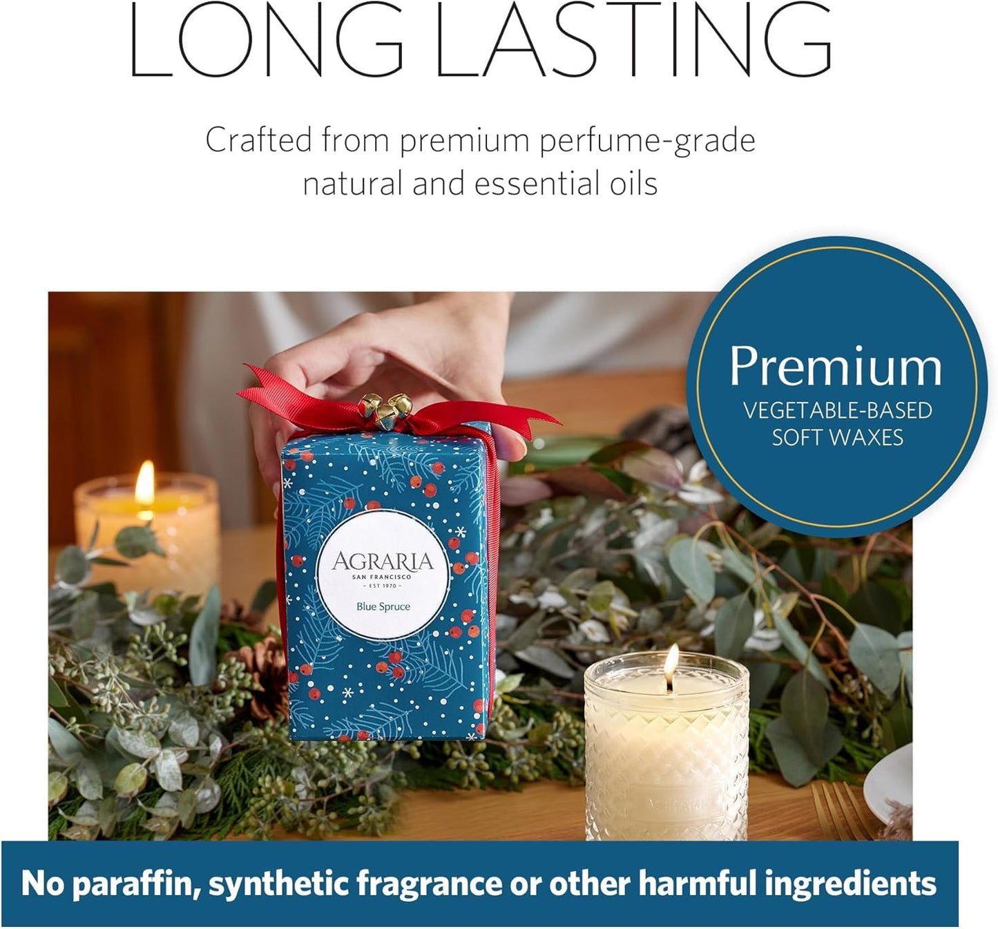 Blue Spruce Holiday Scented Candle, 7oz