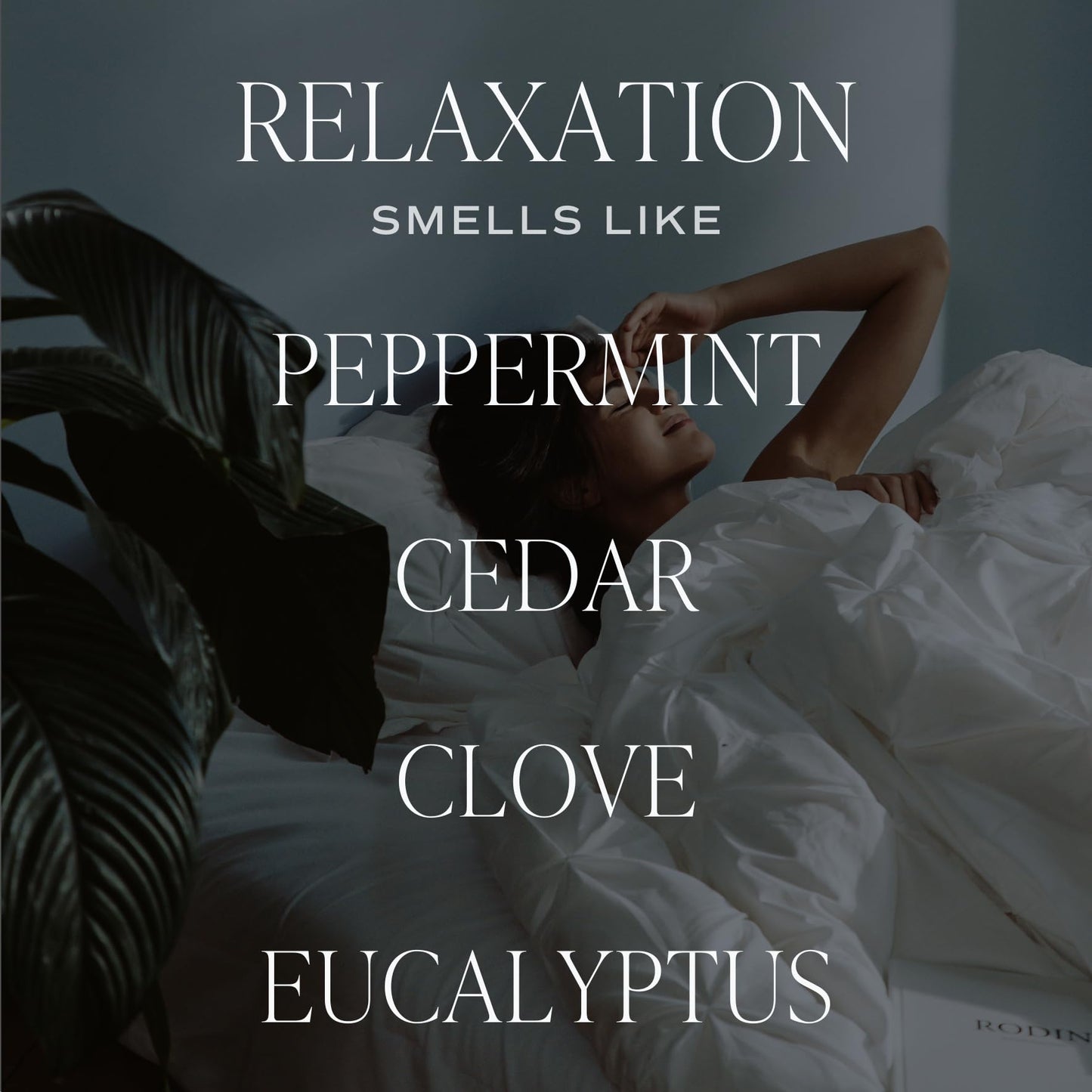 Sweet Water Decor Relaxation Candle - Soy Eucalyptus, Peppermint, and Clove Scented Spa Candles for Home - 9oz Amber Jar + Black Lid, 40+ Hour Burn Time, Made in the USA