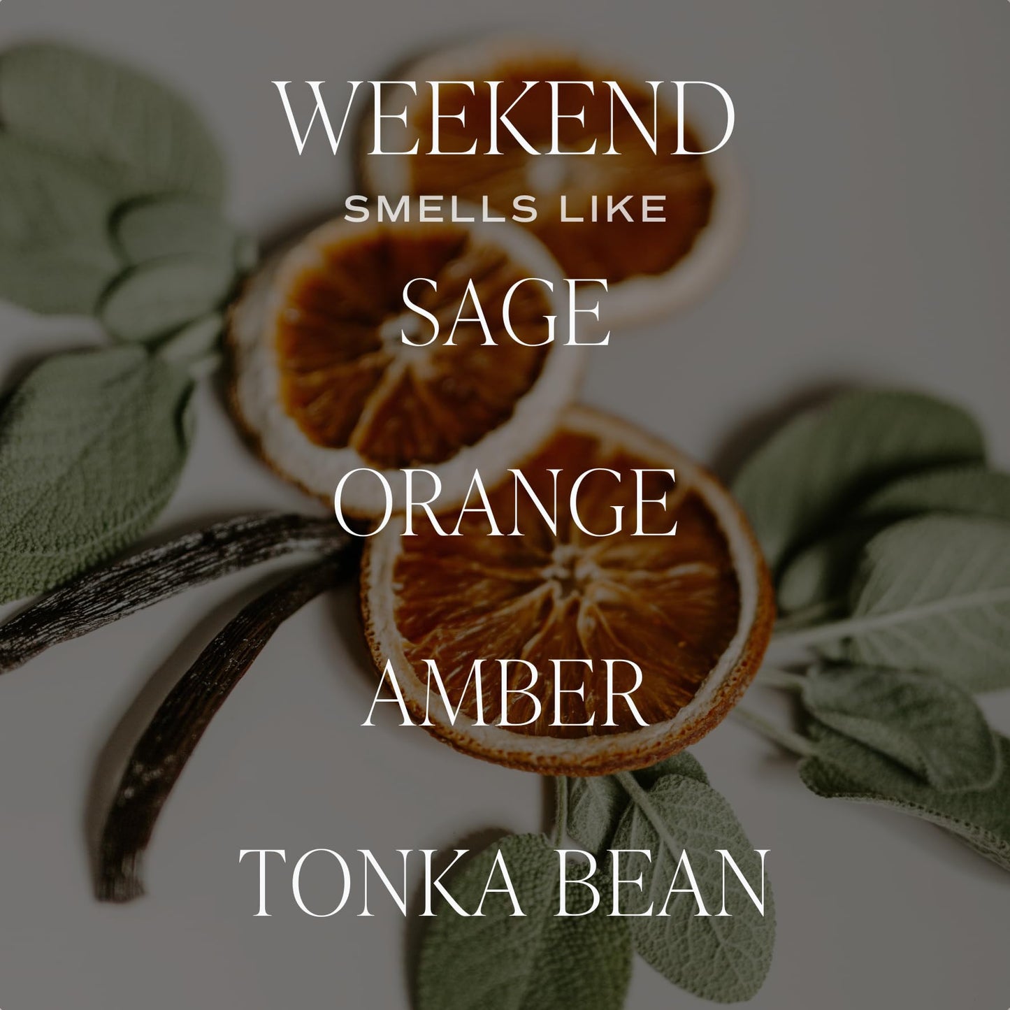 Sweet Water Decor Weekend Scented Soy Candles – Citrus, Grapefruit, Sage, Lavender, Amber – Cozy and Fresh Aroma – 50 Hour Burn – 12oz Tinted Glass Jar for Home Decor and Bedroom Decor
