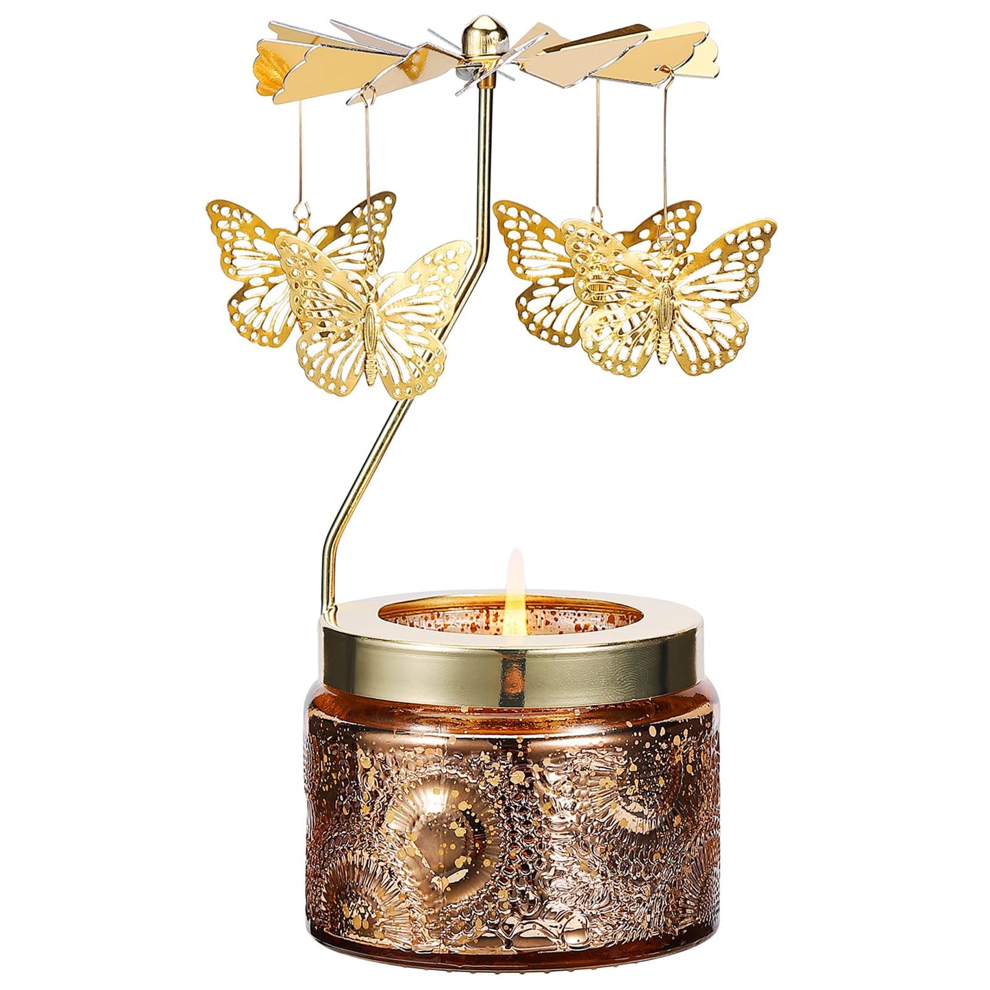 Candle Gifts for Women, Birthday Gifts for Mom Daughter Sister Wife, Unique Butterfly Gift for Friends Women, Rotatable Scented Candles Gift for Christmas Anniversary Mothers Day (Butterfly)