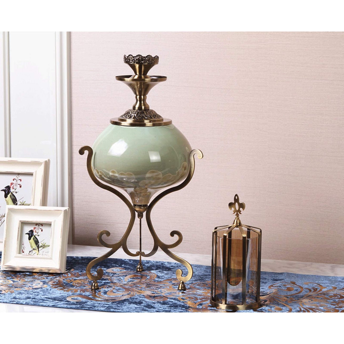 XILIN-1987 Candle Holderss Chinese Retro Candle Holder， Candlesticks for Home Decor Centerpiece - Perfect Centerpieces for Weddings, Parties and Home Decor Decorative Candlestick
