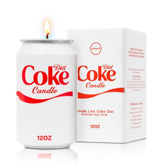 Diet Candle - Smells Like The Real Soda - Cute Candles for Cool Gifts - Funny Candles for Any Occasion - Cute Things for Aesthetic Room Decor - Cool Candle for Cool Things - Christmas Candles