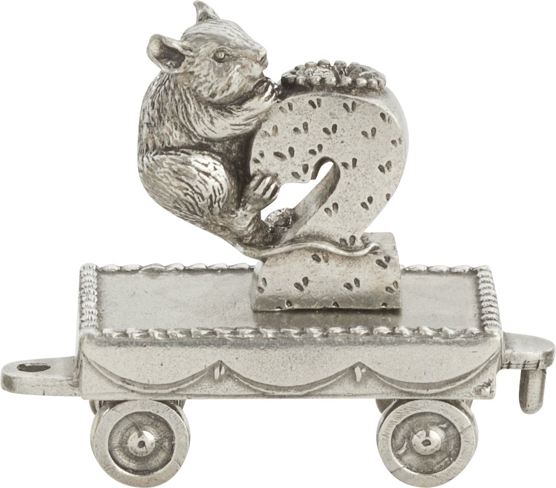 DANFORTH - Birthday Train Candleholder (2 - Mouse) - Handcrafted - Made in USA