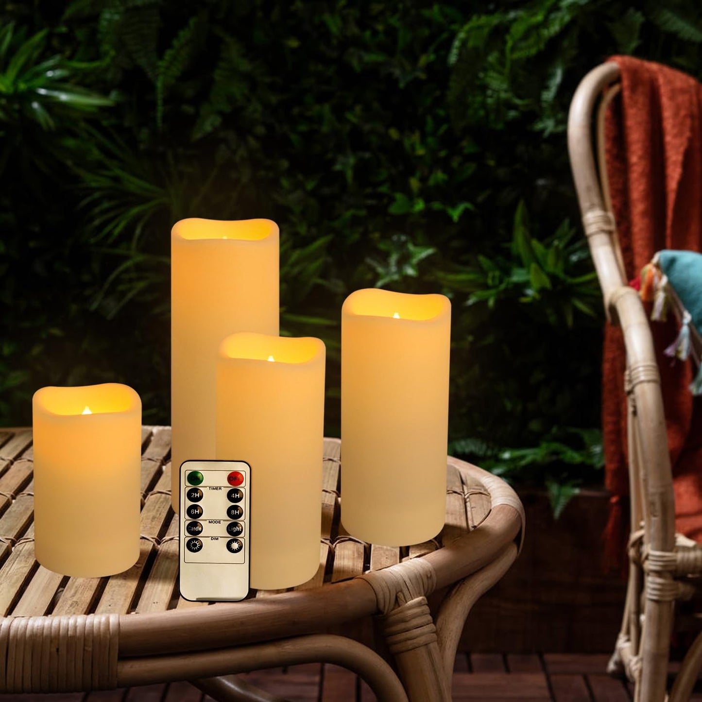 fclayvts 48-Pack LED Flameless Candles with Remote Control - Perfect for Home, Parties, and Special Occasions - Create a Magical Ambiance Effortlessly(Three Sizes)