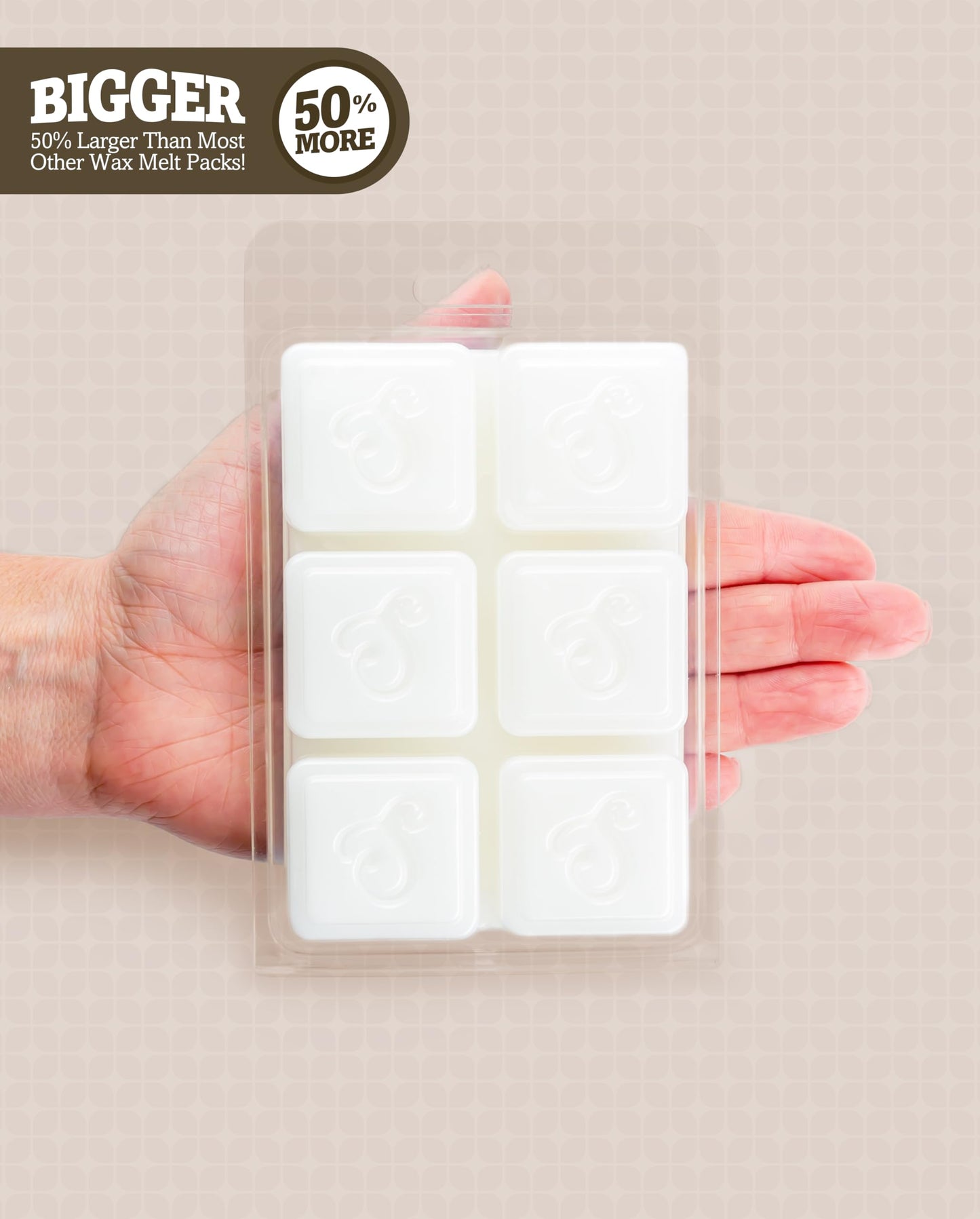 Shortie's Candle Company Baby Powder Premium Wax Melts 4 Pack - 12 Oz., Strong & Long Lasting, Non-Toxic - Made with Essential & Natural Oils - Formula 117