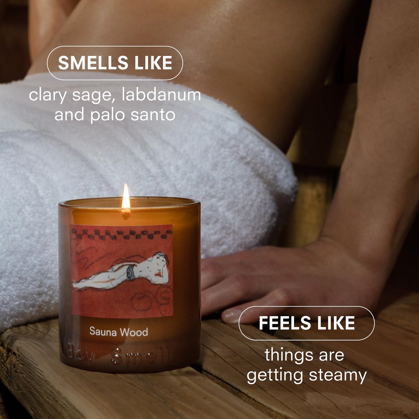 Boy Smells Votive Trio Scented Candles Set – Spa Water, Sauna Wood & Yuzu Zesty – 3 x 2.8 oz Soy Wax Candles