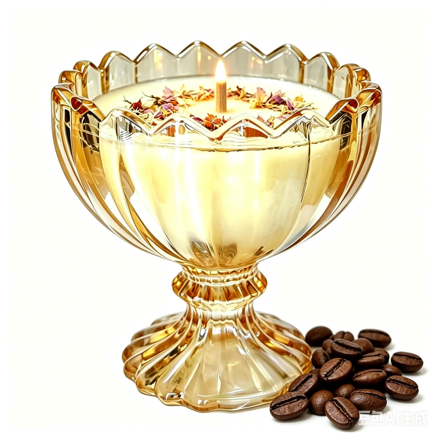 Joo Sko Jar Candy Bowl Shape Soy Wax Candle, Coffee Scented Aromatherapy Candles for Home Scented or As a Birthday/Holiday Candle Gift for Your Loved(7.05OZ/48Hours Burning)