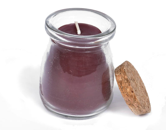 BeeTheLight Beeswax Jar Candle - 100% Pure USA Bees Wax in Glass Container - All Natural Light Honey Scent