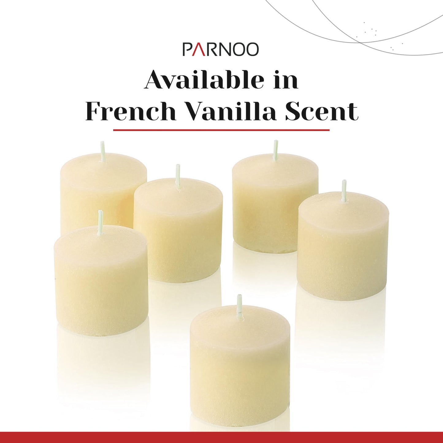 French Vanilla Scented Votive Candles, Set of 12-1.25" Wax Candles for Home, Scented 10 Hour Burn Time - Aromatherapy, Spa Ambiance, Table Centerpieces & Home Décor