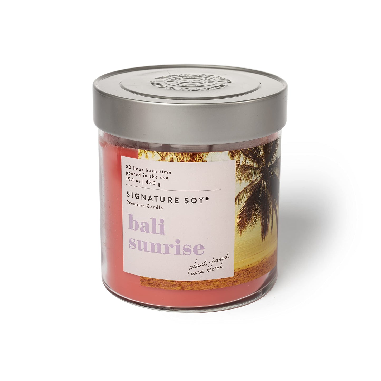 Signature Soy Lidded Bali Sunrise Scented Candle Large Jar