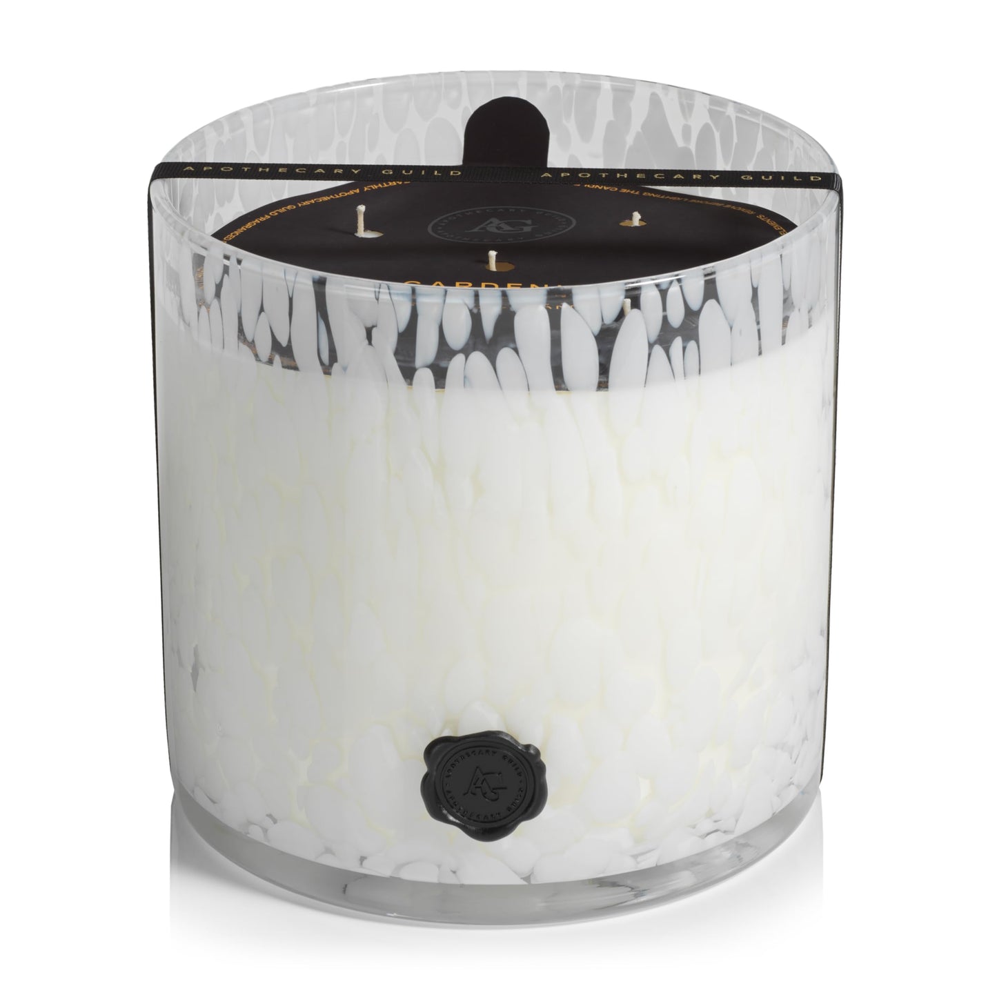 Zodax Apothecary Guild Scented Opal Glass Jar Candle - 128 oz/5-Wick - Gardenia