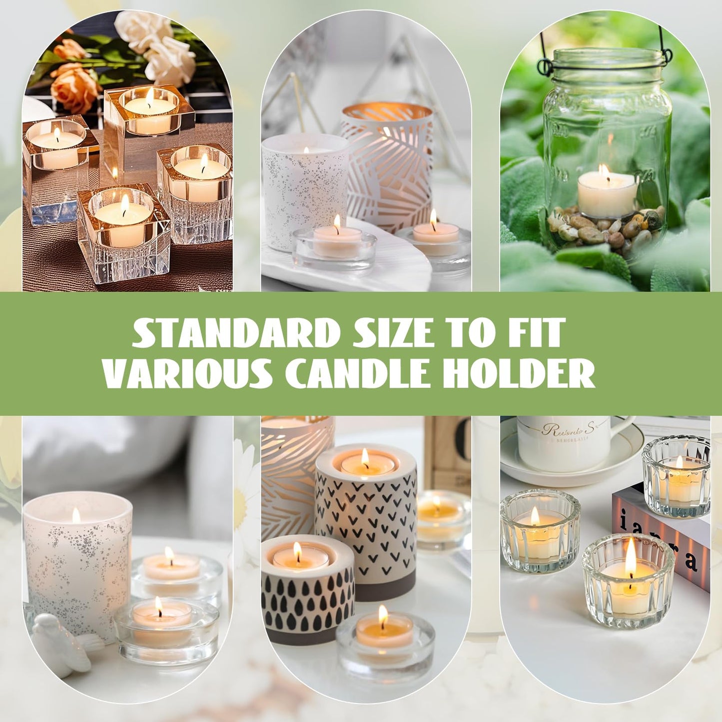 36Pcs White Beeswax Tea Light Candles-4 Hour Burn Time,100% Pure Natural Beeswax-Clean Burning & Air Purifying, Smokeless Bulk Tea Lights for Spa,Meditation,Wedding & Home Decor