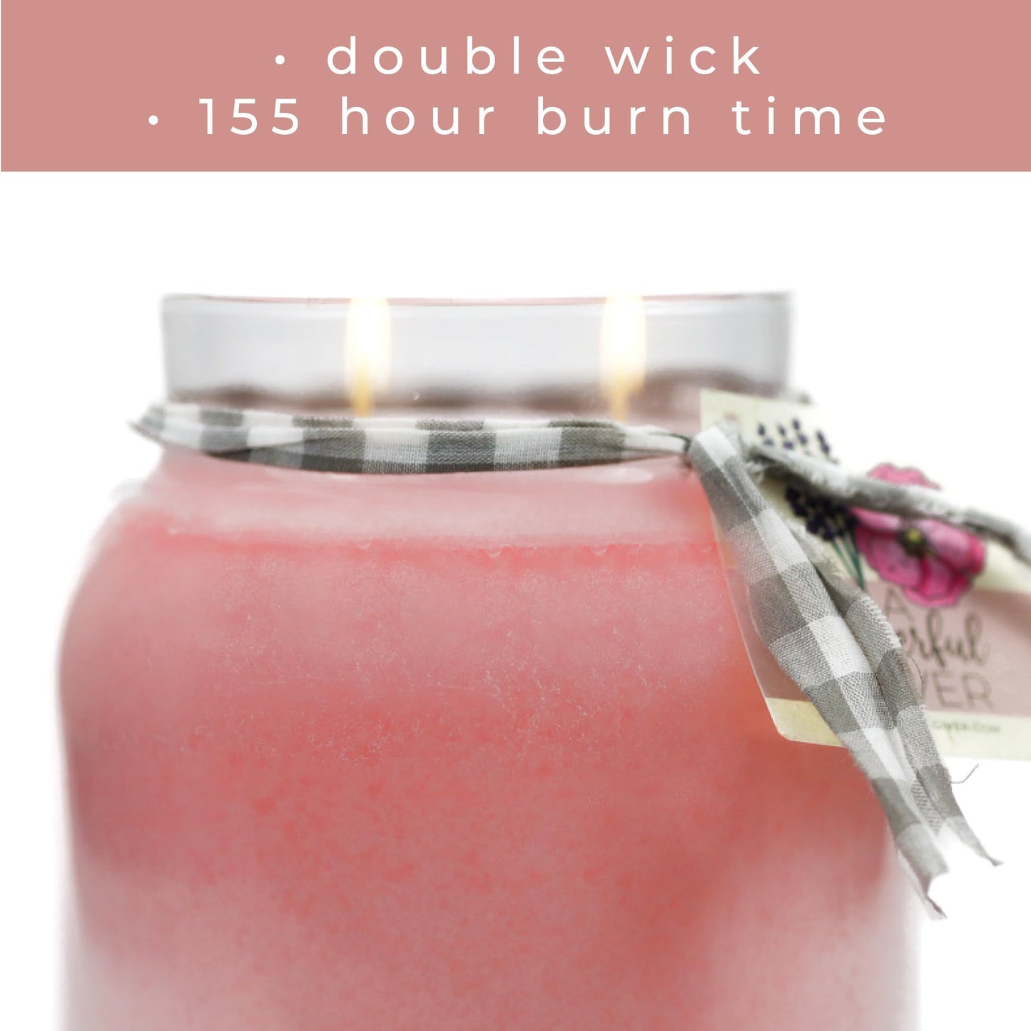 A Cheerful Giver - Sunset Beach - 34oz Papa Scented Candle Jar with Lid - Keepers of The Light - 155 Hours of Burn Time, Gift for Women, Pink Candle, Big Candles for Home Decoration